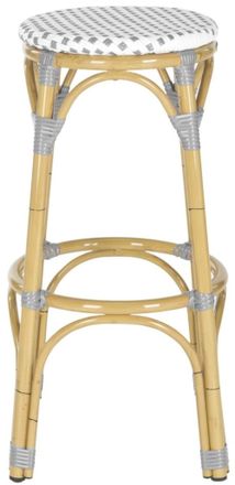 Safavieh Taburete de bar en mimbre de polietileno beige