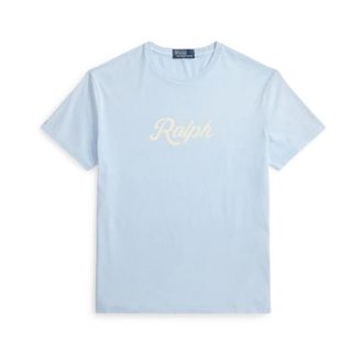 Polo Ralph Lauren T-Shirts, male, Blue, Size: 2XL The Ralph Logo T-Shirt