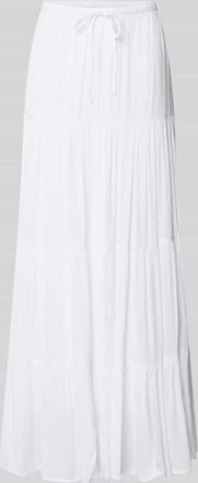 Review Maxirock im Stufen-Look in Weiss, Gr&ouml;&szlig;e XS