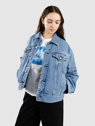 Carhartt Work in Progress Stamp Jas blauw