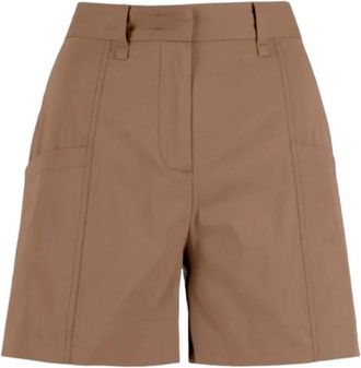 Bomboogie Roze Katoenen Korte Broek - Dames - Bermuda - Bruin - M - Katoen - Korte Broeken