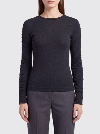 Pinko Maglia girocollo slim fit in misto cotone e lana