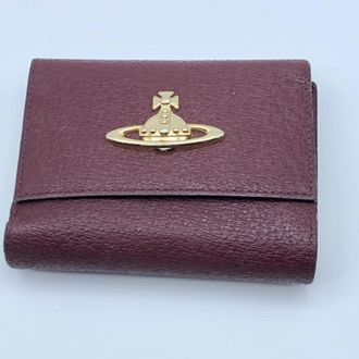 Vivienne Westwood Red Color Wallet (Tri-Fold) (Pre-Owned)
