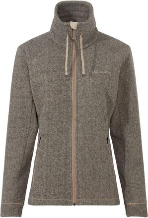 Vaude Skomer III Winter Fleece Jacke - Dames - Sportshirts - Bruin - 3XL - Fitness