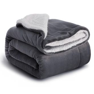 OEM Manta De Forro Polar Para Sof&aacute; - 150 X 200 Cm. Manta De Invierno Para Sof&aacute;, 150 X 200 Cm. Manta De Piel De Oveja Gris Para Sof&aacute;, Para 2 Personas, Suav