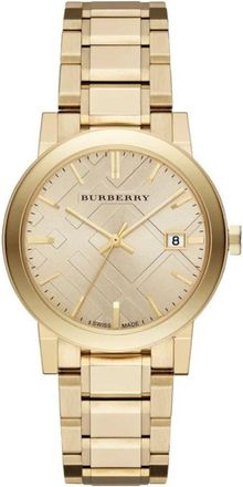 Burberry The City Watch - unisex - Horloges - Geel - ONE Size - Accessoires