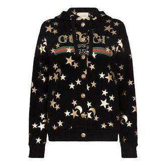 Gucci (WMNS) Gucci Star Printing Black 581186-XJBK5-1082