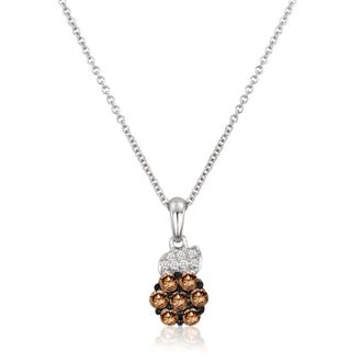 Le Vian Ladies Chocolate Diamonds Fashion Pendant in 14k Vanilla Gold