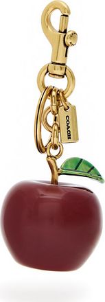 Coach Small Apple Enamelled bag Charm - Red - One Size