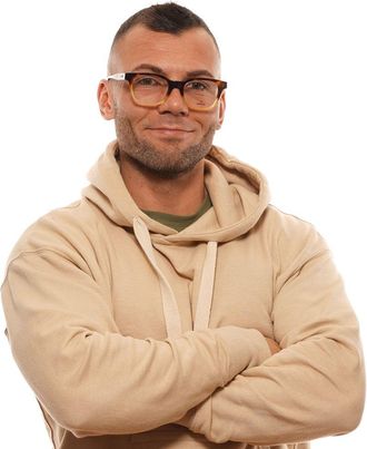 Omega 3003 Bruin Schildpad Bril