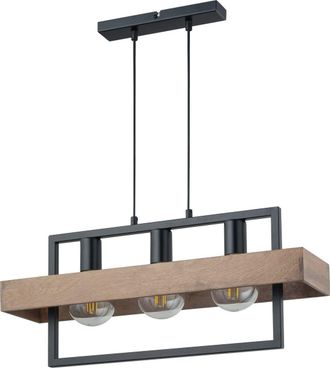 Sigma Robin 32217 L&aacute;mpara De Techo Marr&oacute;n Y Negra Moderna