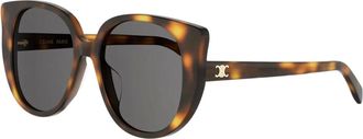 Celine Celine - Triomphe Mini Zonnebril - unisex - Accessoires - Bruin - Maat: 55 MM