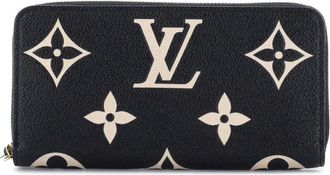 Louis Vuitton Zippy Wallet Bicolor Monogram Empreinte Giant small wallets - Nero