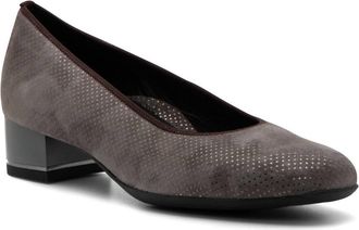 Ara Womens Gabrielle Sp Block Heel Pump In Street Suede