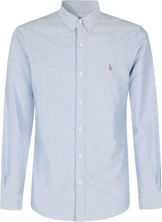 Polo Ralph Lauren SL Sport Shirt - Heren - Casual Overhemden - Blauw - S - Overhemden