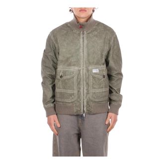 Fay Bomberjack - Heren - Bomber jackets - Groen - XL - Katoen - Jassen