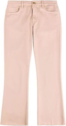 Fay Cropped Broek - Dames - Vrijetijds broeken - Roze - W28 - Satijn - Broeken