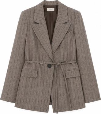 DIEGA Diega - Vigio Blazer - Dames - Jassen - Beige - Maat: L Wol
