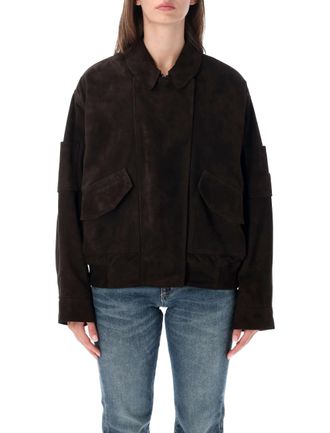 s.w.o.r.d Suede Bomber Jacket