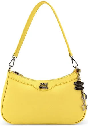Like Dreams Womens Downtown Pf Shoulder Bag In Yellow