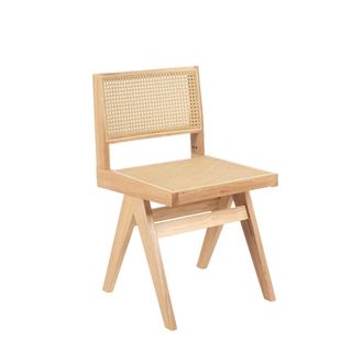 Klast Silla de comedor de madera natural 44x80 cm