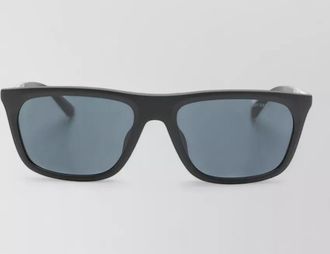Emporio Armani rectangular frame sunglasses tinted lenses design