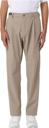Paul & Shark Stijlvolle Broeken - Heren - Straight fit broeken - Beige - M - Katoen - Broeken