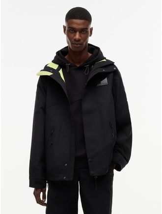 Tommy Hilfiger Mens Tommy x US SailGP Team Tonal Windbreaker - Black - XL