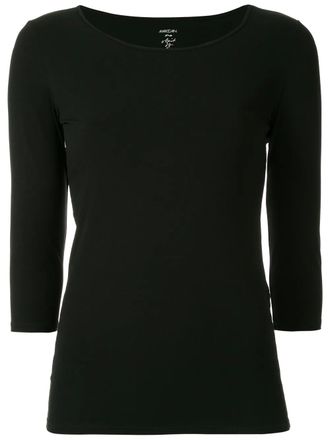 Marc Cain three-quarter sleeve T-shirt - Zwart