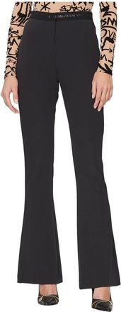 Versace Jeans Couture Dames, Broeken, Zwart, Maat: XS Poliester