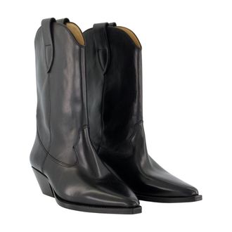Isabel Marant Womens Duerto Boots Black Calfskin