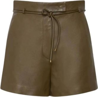 Max Mara Dames, Korte broeken, Bruin, Maat: 2XS