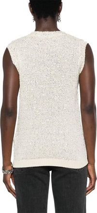 Golden Goose Sequin-Embellished Blouse - Ivory