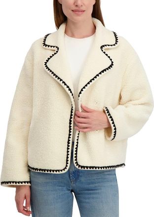 Shelli Segal Boxy Blanket Coat