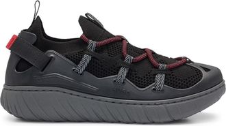 HUGO BOSS Mens Reeflyn Low Sneakers - Black - Size UK 9