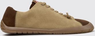 Camper Sneakers slip-on Twins bicolore in pelle scamosciata con lacci elasticizzati