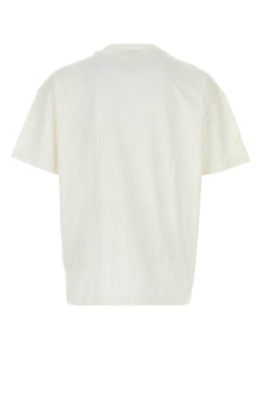 A.P.C. Mens White Cotton A.p.c. X Frgmt T-Shirt Blanc Exterior Exterior: T-shirts And Polos