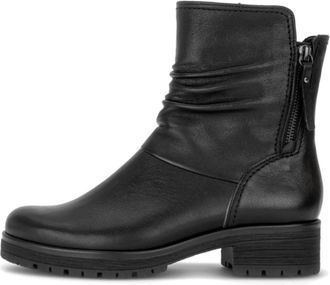 Gabor Schoenen, Dames, Zwart, 41 EU, Leer, Sportieve enkellaars