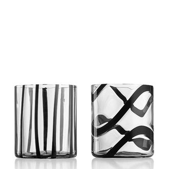 NasonMoretti Cyrcus Set 2 Tumbler - Assorted Texture