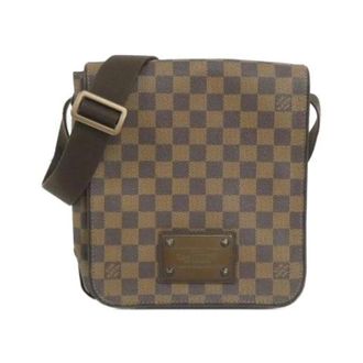Louis Vuitton Pre-owned Cross Body Bags, male, Brown, Size: ONE SIZE Pre-owned Brooklyn Damier Shoulder Bag