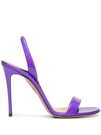 Aquazzura 105mm So Nude sandals - Purple