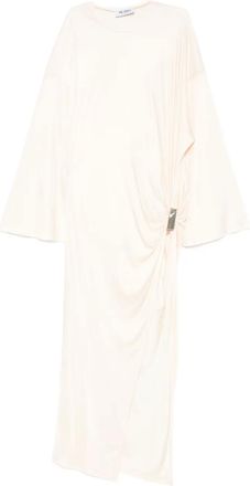 The Attico Abito midi con nodo - Toni neutri