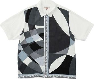 SUPREME x Emilio Pucci S/S Shirt Black White Grey SUP-SS21-785