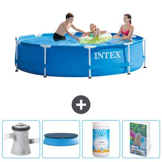 Intex Piscina Con Estructura Redonda - 305x76 Cm - 7-piezas Scb100