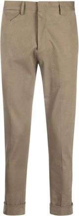 low brand Cropped Broeken - Heren - Vrijetijds broeken - Beige - W31 - Katoen - Broeken