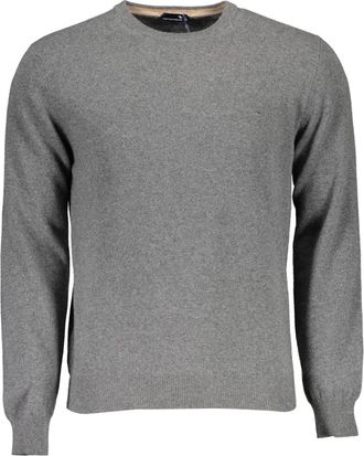Harmont & Blaine Grijze Heren Trui - Heren - Ronde hals truien - Grijs - 2XL - Truien & Vesten