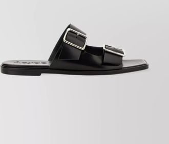 Aeyde tonya open toe flat sole sandals