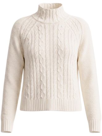 Gran Sasso Cashmere Blend Mock Neck Sweater