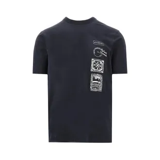 Emporio Armani Printed and embroidered T-shirt Man XXL
