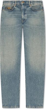 Versace Jeans met vintage effect - Heren - Regular Fit Jeans - Blauw - W31 - Katoen - Jeans